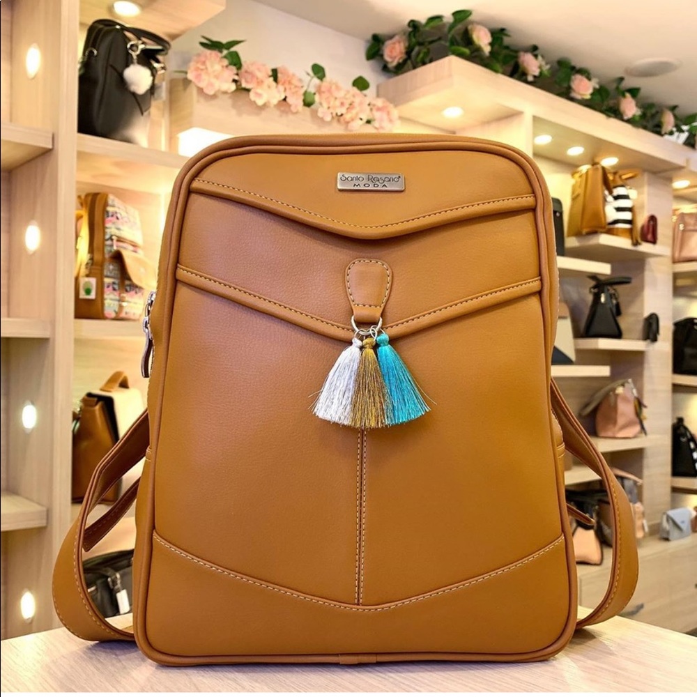 SANTO ROSARIO backpack Honey Color - Picture 2 of 3